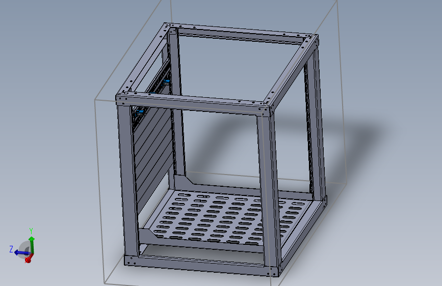 开放式框架12U服务器机架