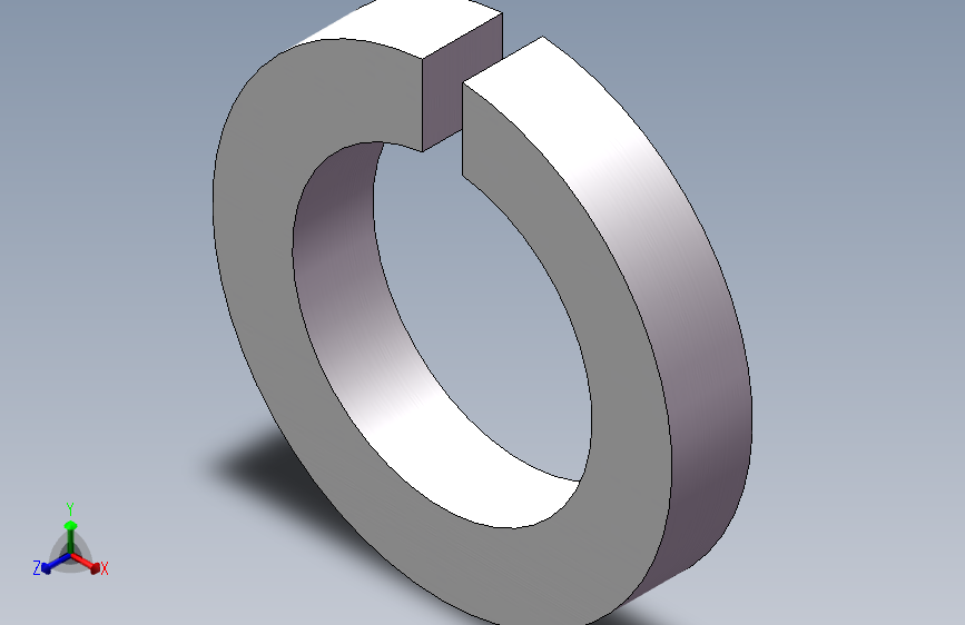 GB／T93-1987标准型弹性垫圈(装配)4×1．1