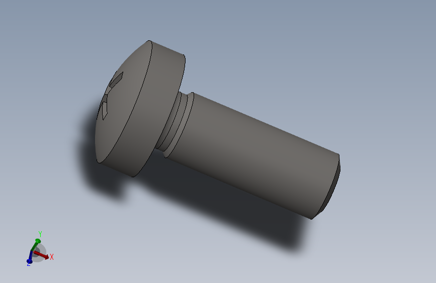 GB／T818-2000十字槽盘头螺钉M3×8