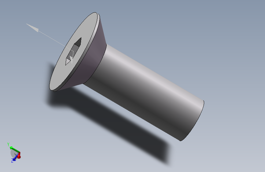 内六角沉头螺钉GB70.3-2000-Q235镀锌