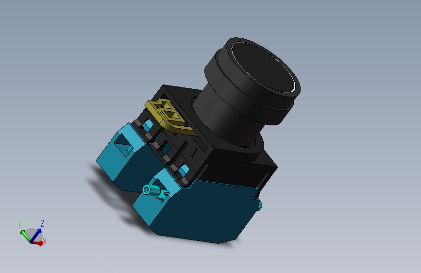 电气元件-按钮（启动）-YW1B-M1E10-B黑色