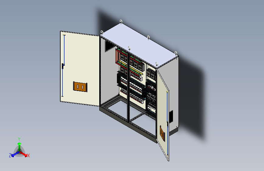 630A正装刀开关plc控制柜