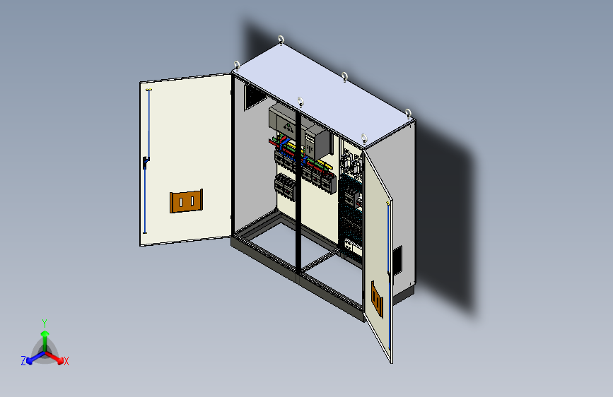 德力西双电源刀开关风机控制柜