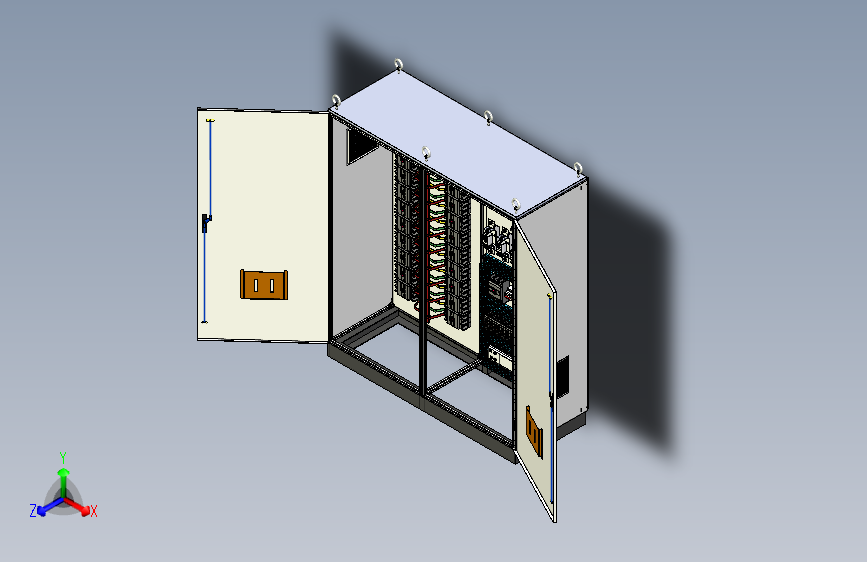 仿威图630A竖装刀开关风机控制柜