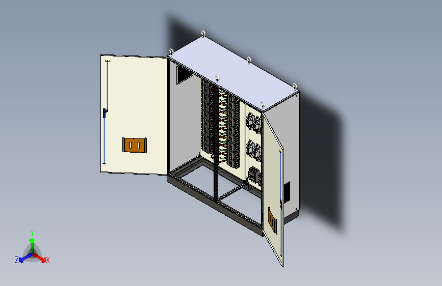 仿威图刀开关630A竖装电源柜
