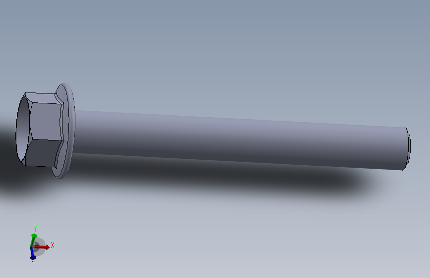 GB／T 5789-1986[六角头法兰面螺栓(加大系列)B级 A型M8×65]