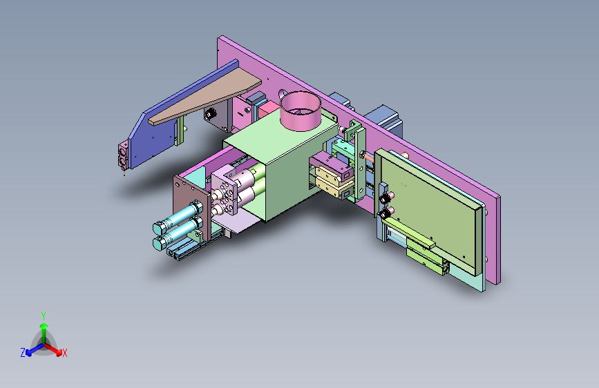 A300 汽车门锁总成组装工装