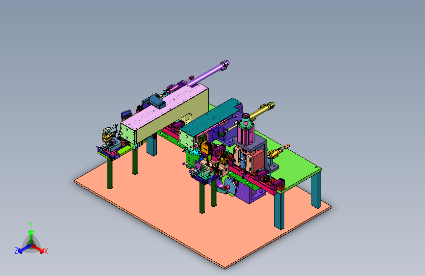 M600 汽车仪表台骨架焊接工装