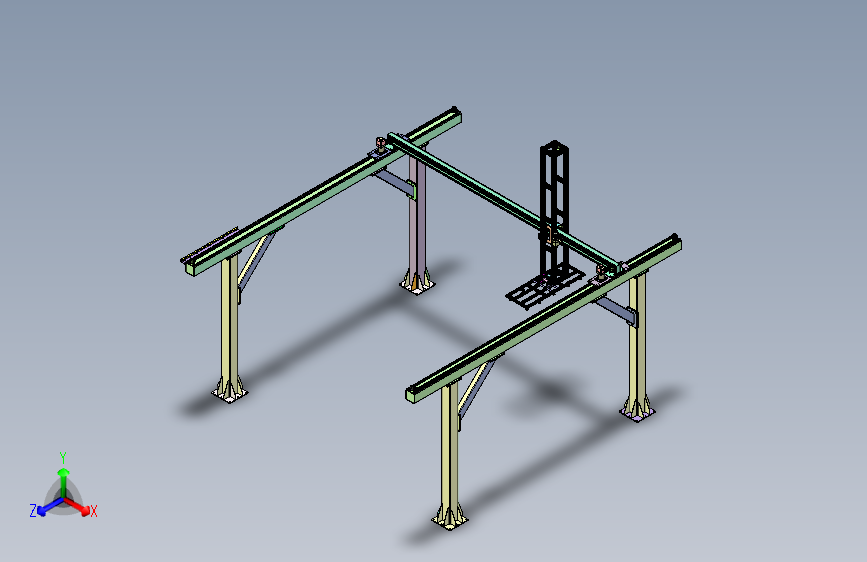 SJ-93汽车总装车间内车身搬运机械手