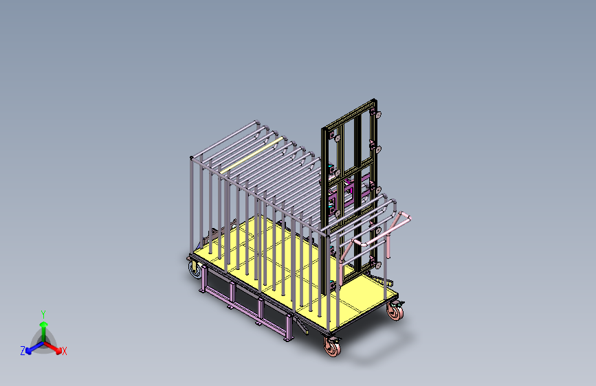 TC-9270 汽车内饰件周转升降料车