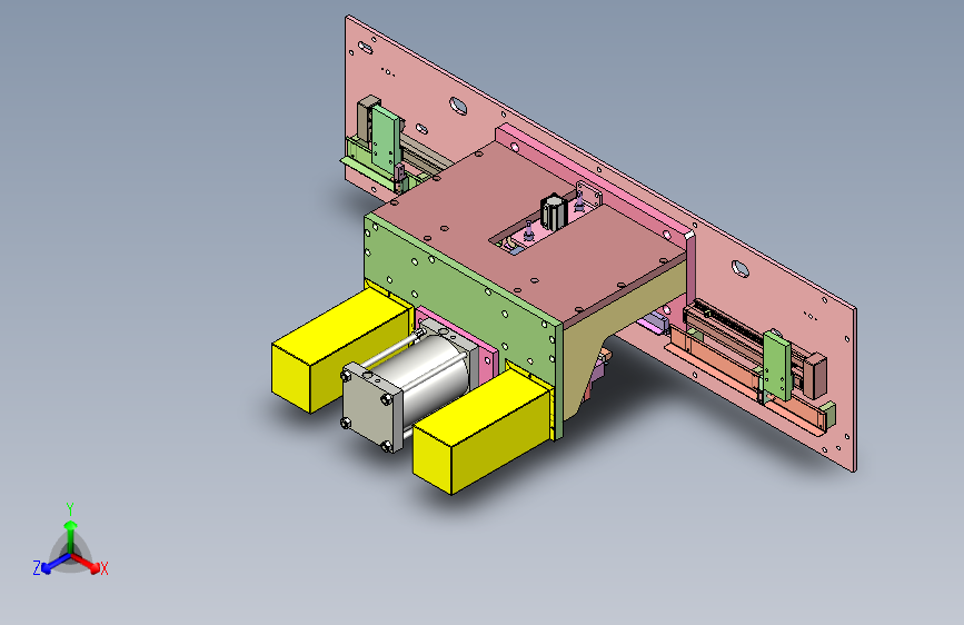 YZ-8610 车载 PCB 板多工位压合工装
