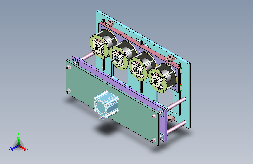 YZ-9050 空调电机定子压合工装