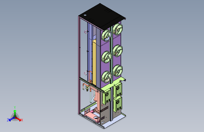 车载燃料电池氢冷器