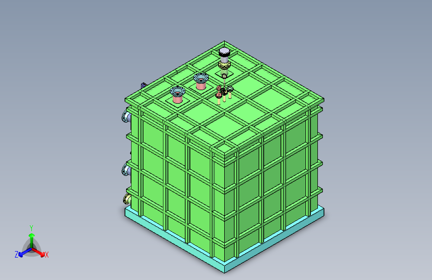 核辐射探测模型水箱