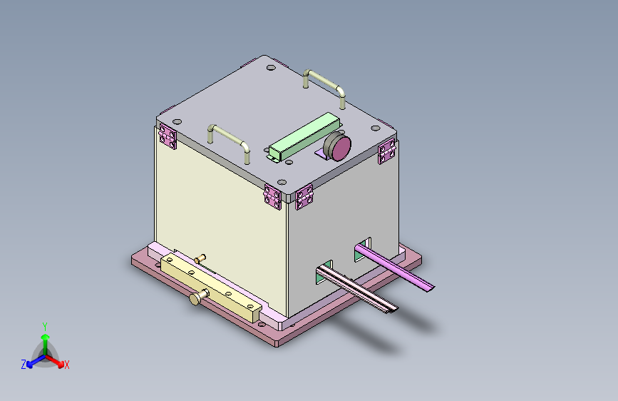 汽车门锁卡扣压装工装