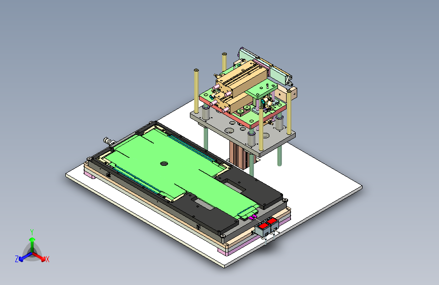 智能手机屏幕背光模组压合工装