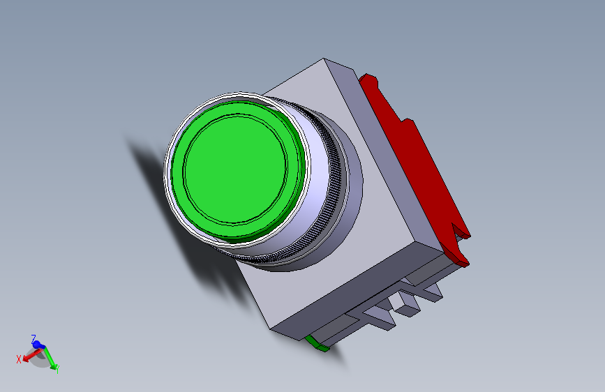 电源按钮LAY37(PBC)（绿）