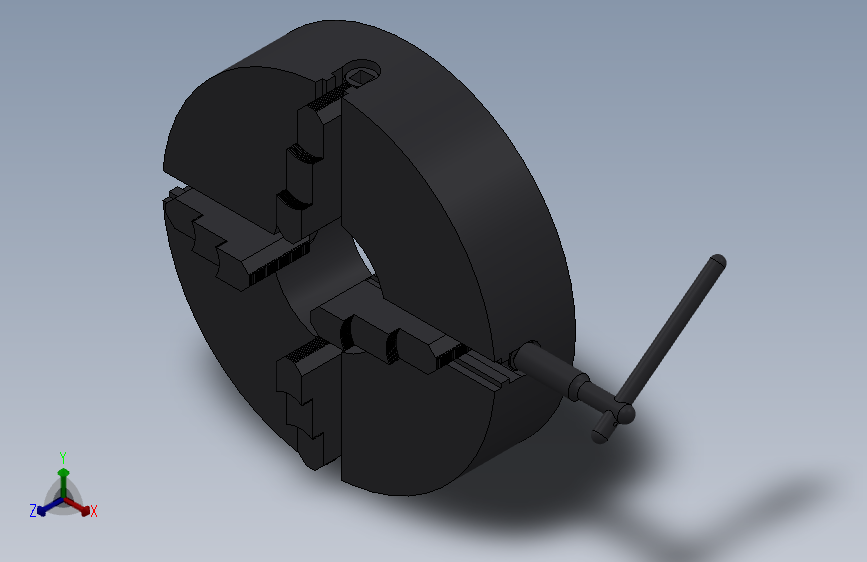 _四卡爪卡盘装置