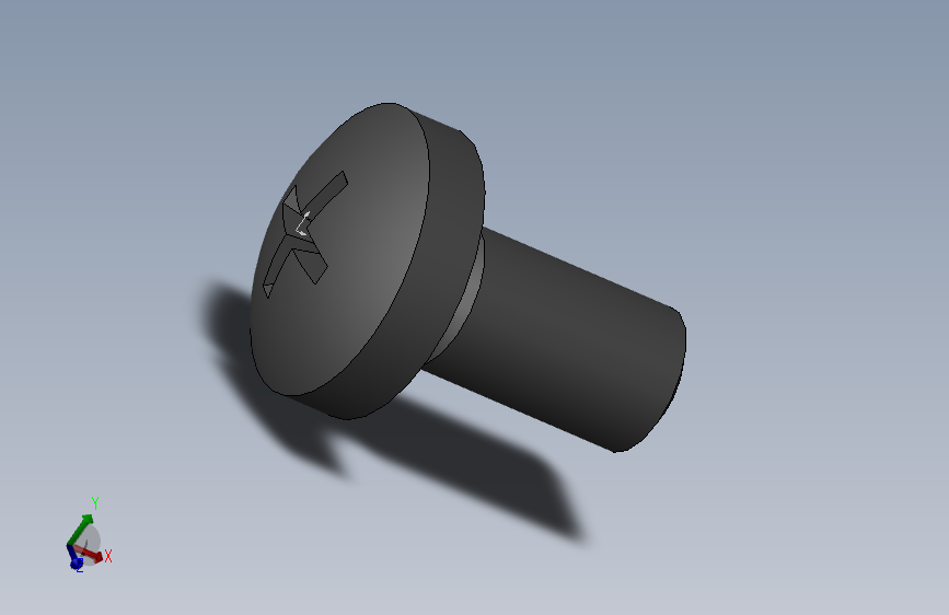 GB／T818-2000十字槽盘头螺钉M4×8