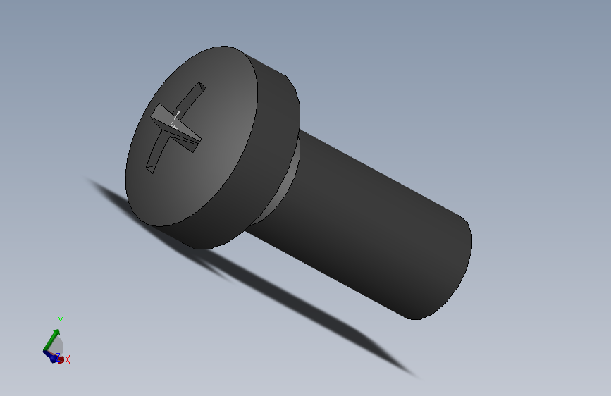 GB／T818-2000十字槽盘头螺钉M5×12