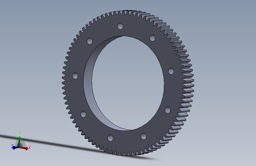 主减速器从动圆柱齿轮87×2.5