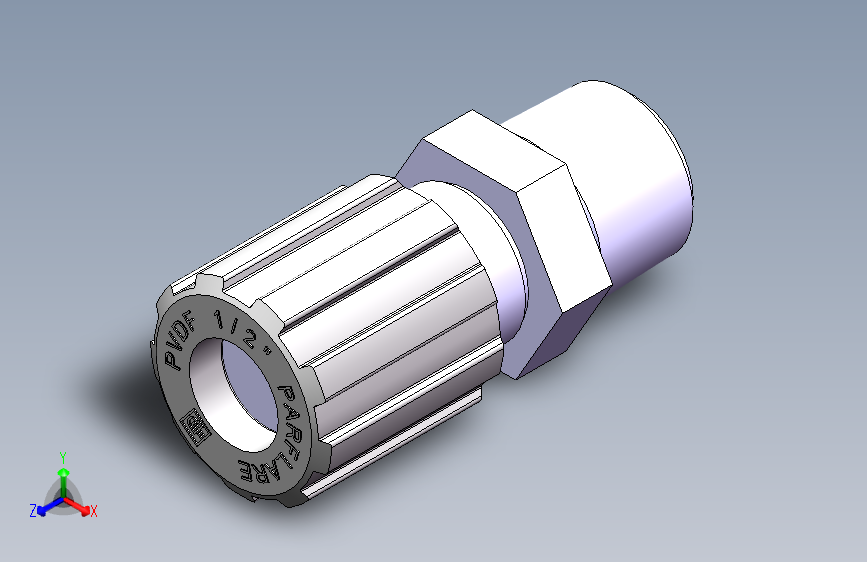 2卡套1／2NPT直头-FAMS-88-(Parker)