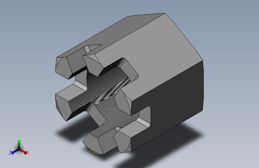 GB／T6179-19861型六角开槽螺母C级M16