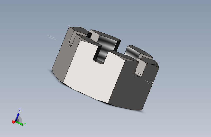 GB／T6181-1986六角开槽薄螺母A级和B级M36
