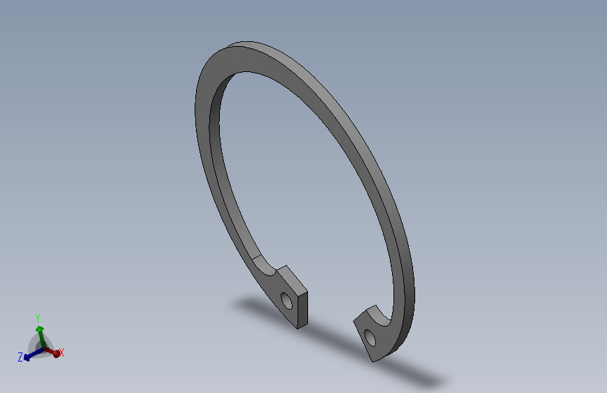 GB893．2-86孔用弹性挡圈B型52