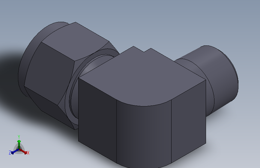 卡套接头（1／2转3／8公弯头）-ME-04-3（PT）(ZY-LOK)