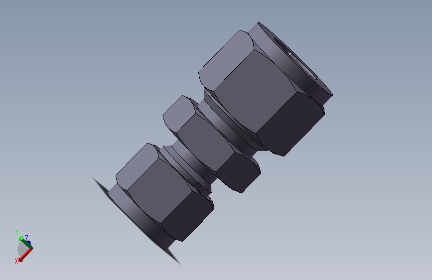 卡套接头（3／8转1／2变径）-RU-03-04(ZY-LOK)