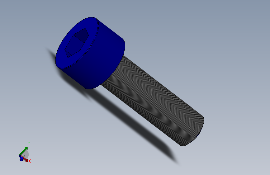 内六角圆柱头螺钉M6×20[GB／T 70．1-2000]