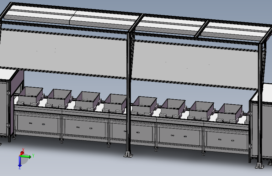双层倍速链流水线