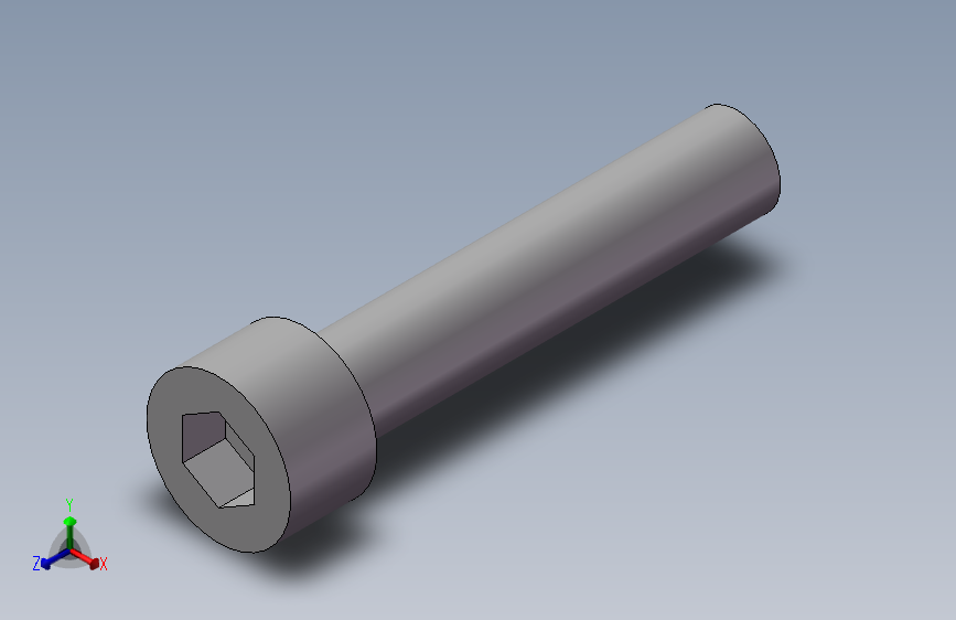 圆柱头型内六角螺钉[PSHC-6-30-A].step