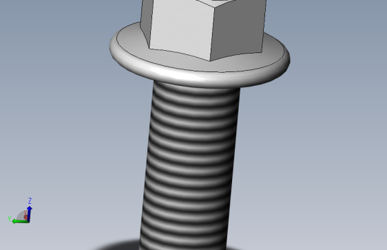 GB／T16674-1996六角头法兰面螺栓(小系列)M10×25