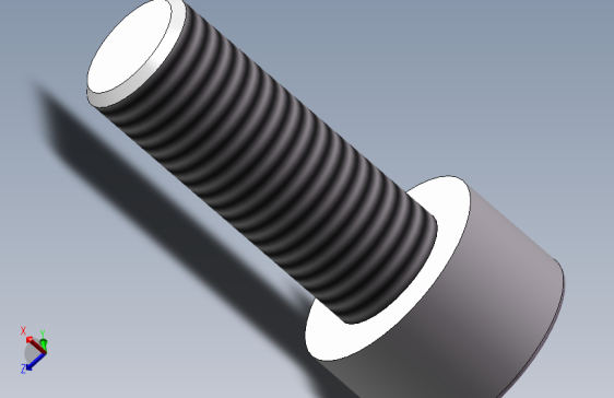 三维GB-T 70.1-2000 内六角圆柱头螺钉 M6×16-1