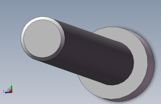 三维GB-T 70.1-2000 内六角圆柱头螺钉 M8×80