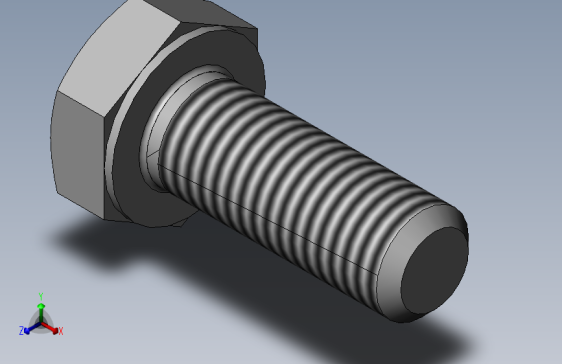 GB／T5781-2000六角头螺栓全螺纹C级M6×16