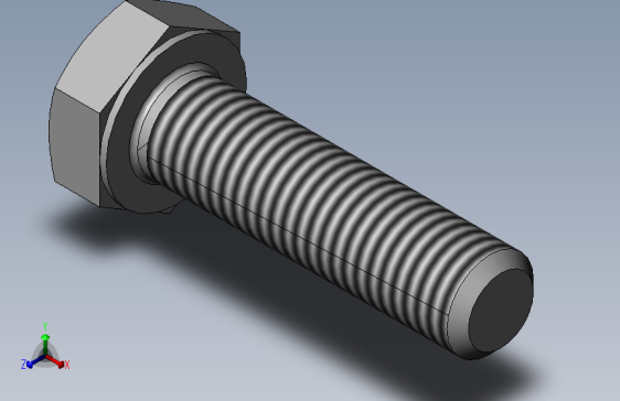 GB／T5781-2000六角头螺栓全螺纹C级M8×30