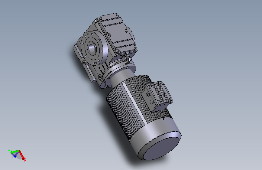 提升机电机 SA57-Y90S4-1.1-56.61-d30-M2-270°