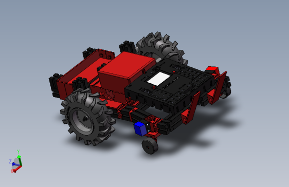 慧鱼SW小车建模