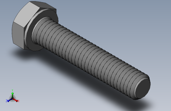 六角头螺栓全螺纹 C级M5×25[GB／T 5781-2000]