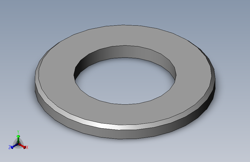 平垫圈 倒角型 A级20×3[GB／T 97．2-1985].国标