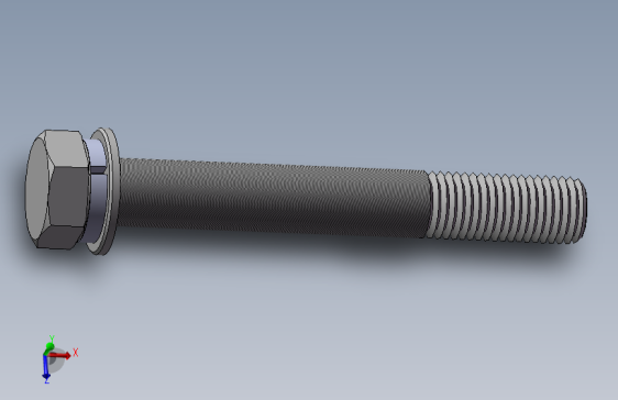 外六角M20螺钉装配体（150）