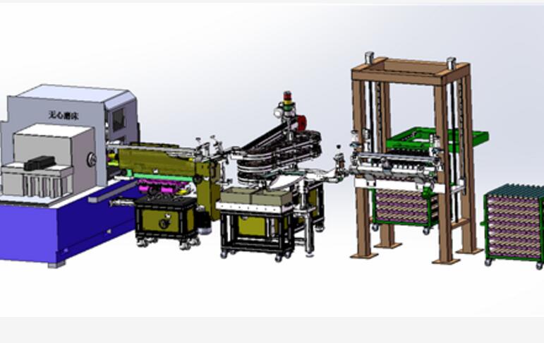 轴承圈加工缓存上料连线