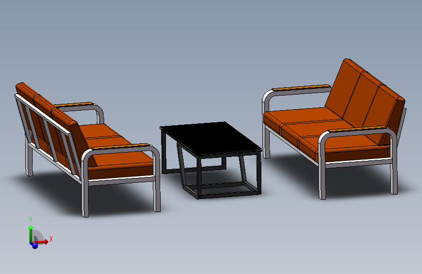 简易沙发茶几组合