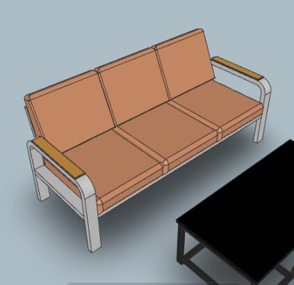 简易沙发茶几组合