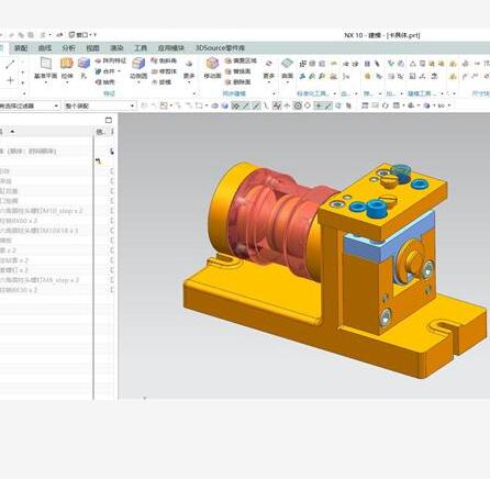 轴承座铣床夹具