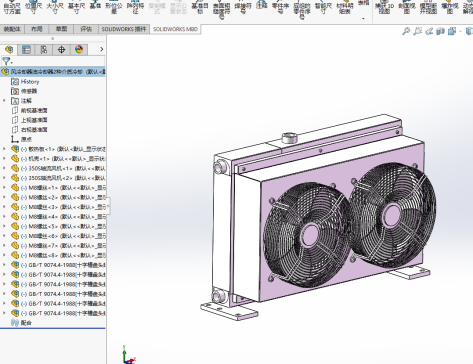 风冷却器油冷却器2种介质冷却