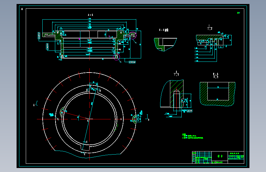 ZP175石油转盘设计